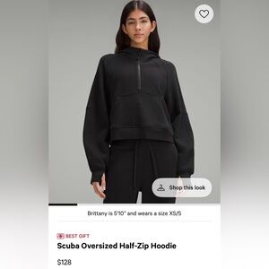Lululemon Scuba Oversized Half-Zip Hoodie
